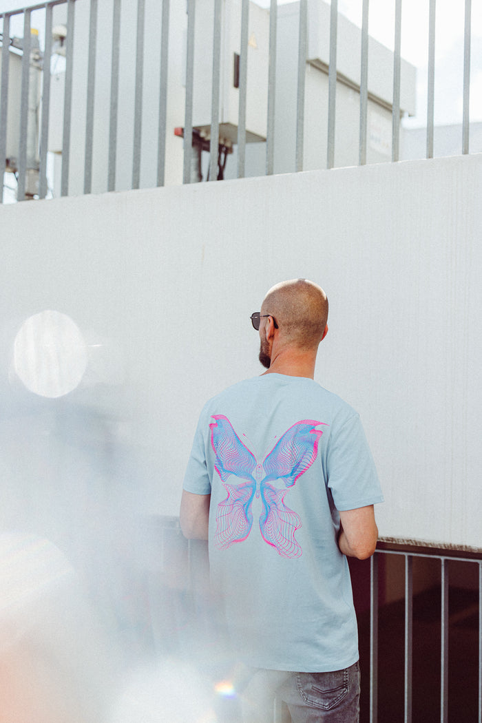 Butterfly Summer Tee in Aquamarine