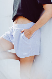 Damenshorts aus Frottee