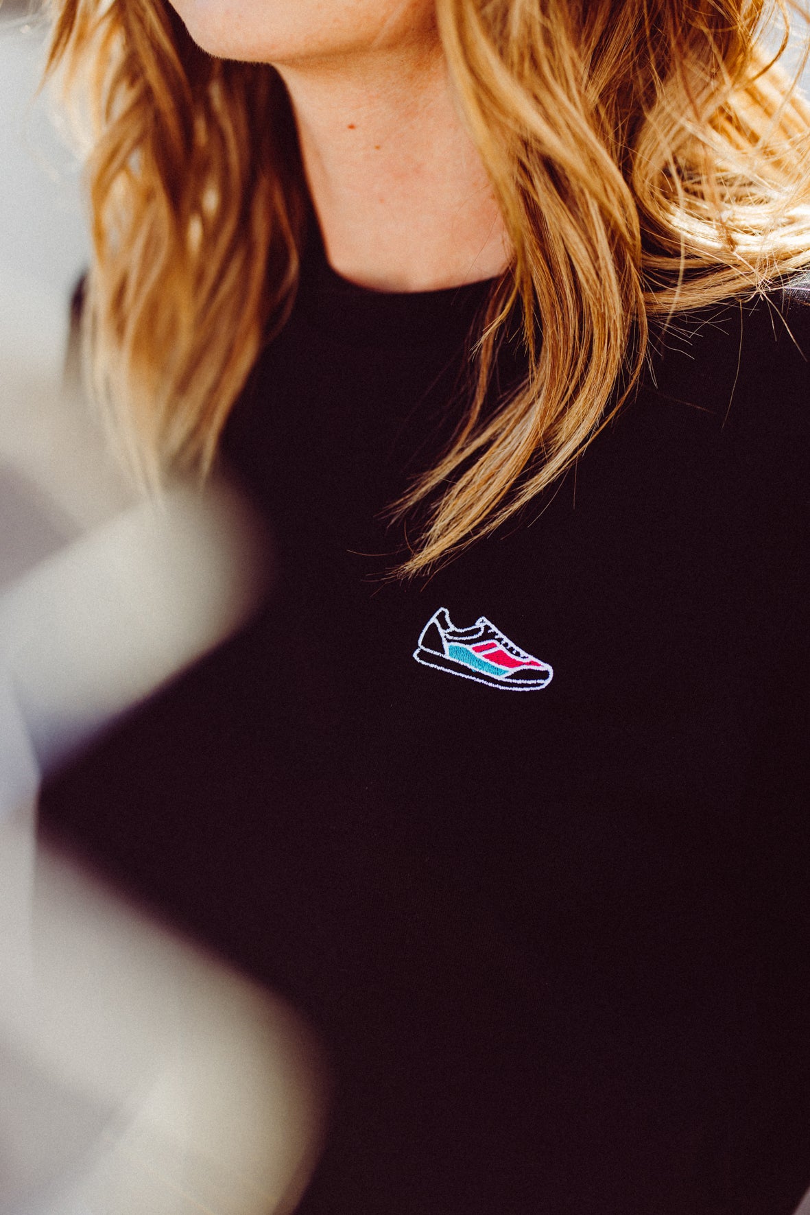 Black Butterfly Summer Tee Detail