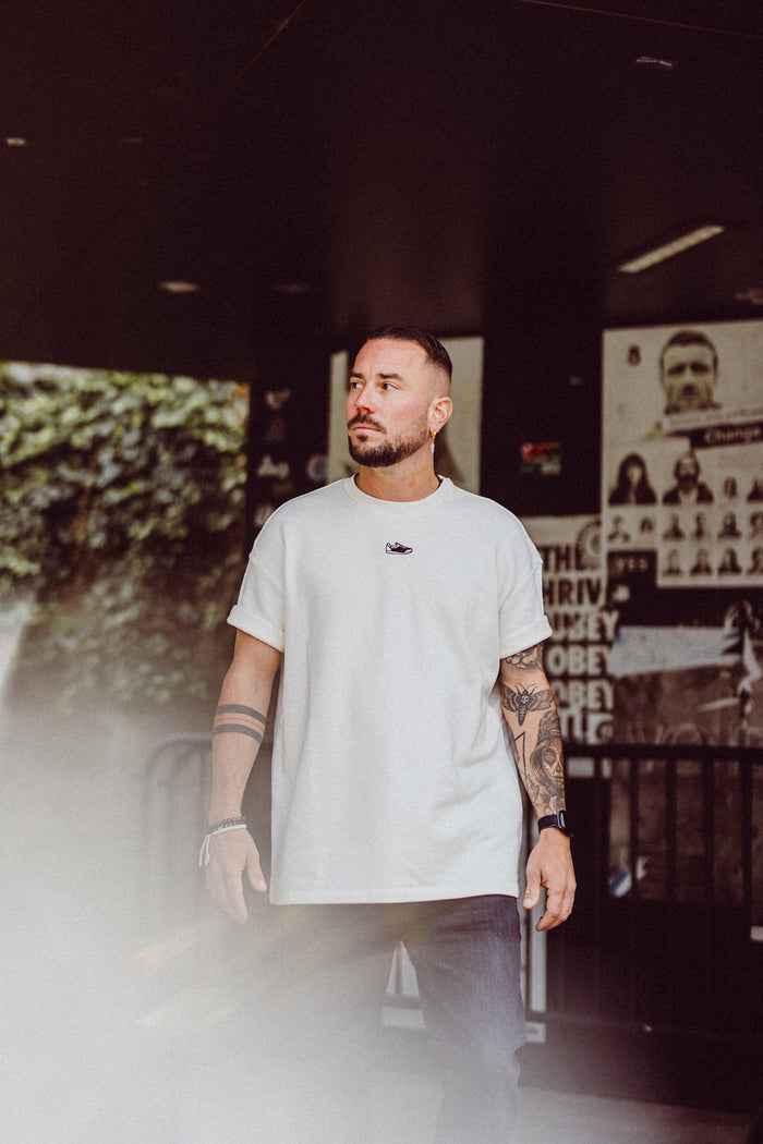 White Heavy Oversized Tee