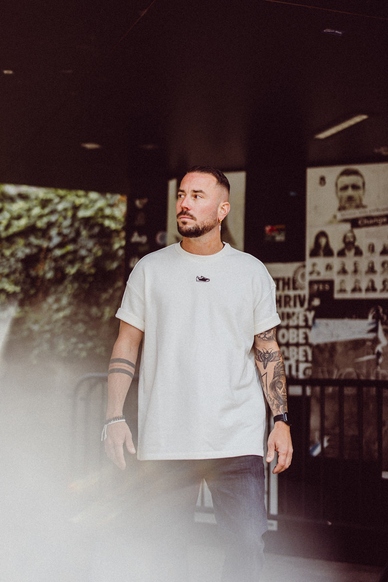 White Heavy Oversized Tee