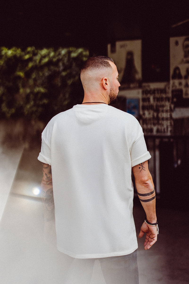 White Heavy Oversized Tee