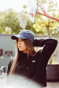 Ausgewaschene Cap in Blue