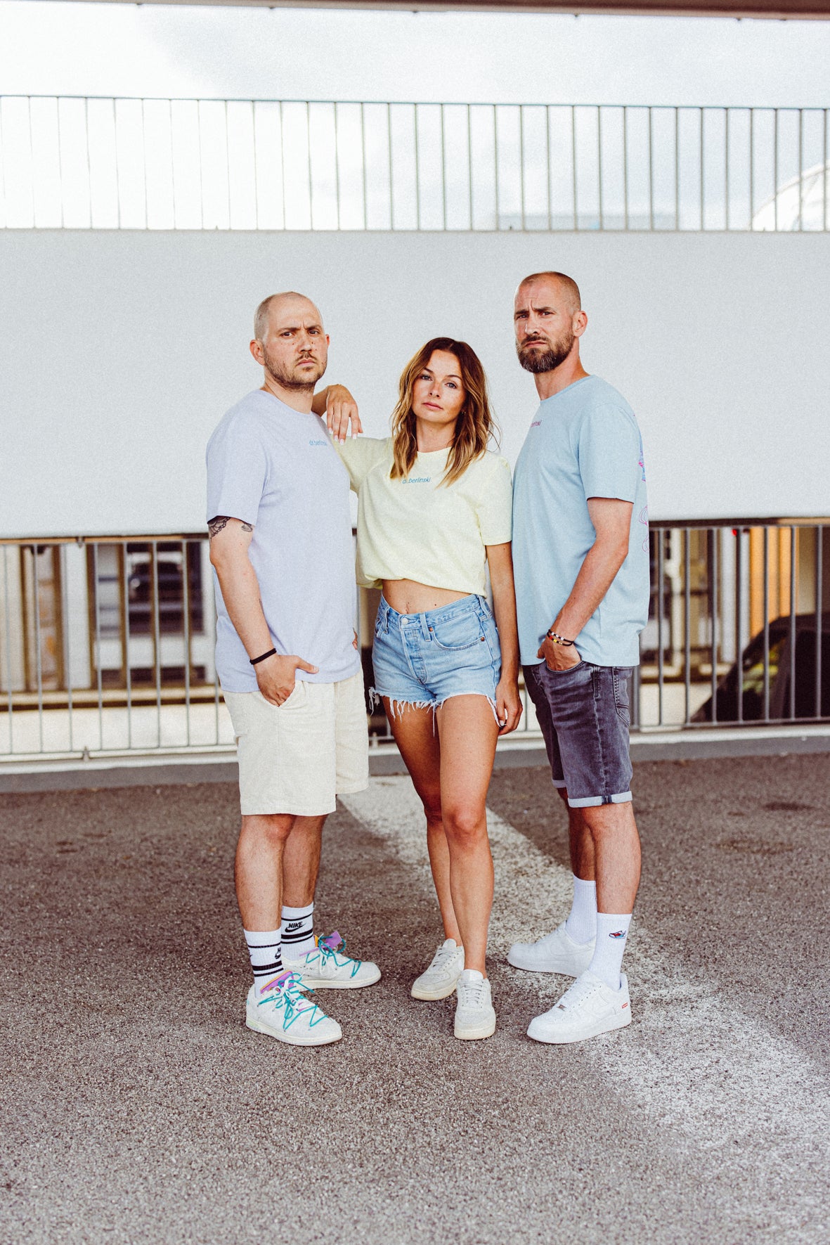 Butterfly Summer Tee in Aquamarine Gruppe