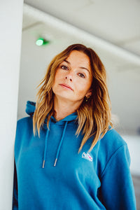 Kapuzensweatshirt Blue