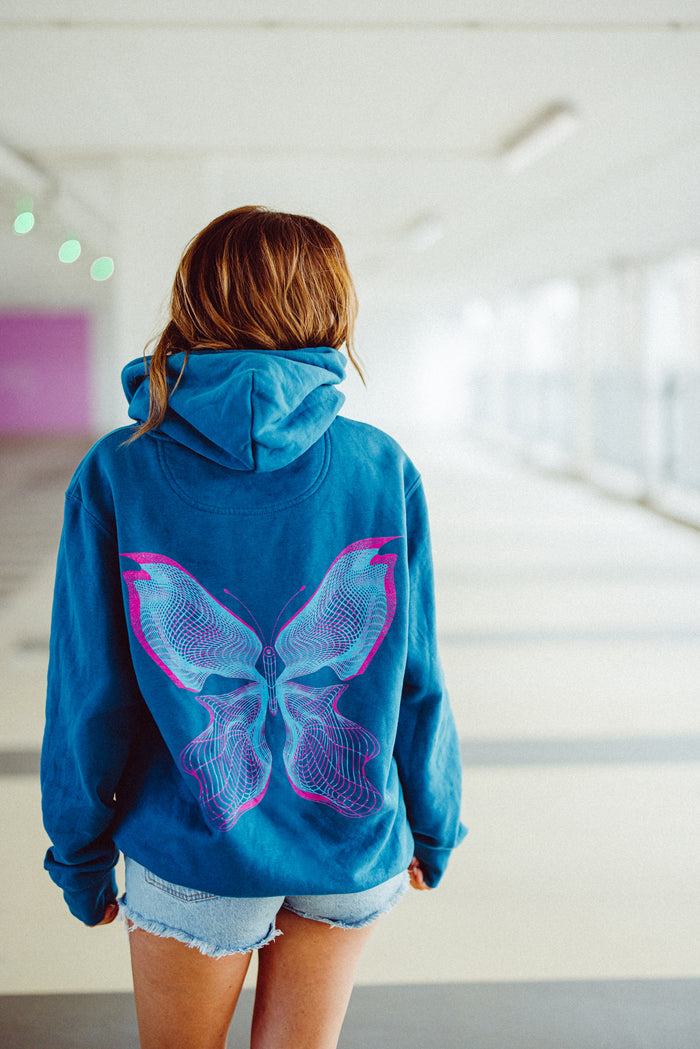 Kapuzensweatshirt Blue