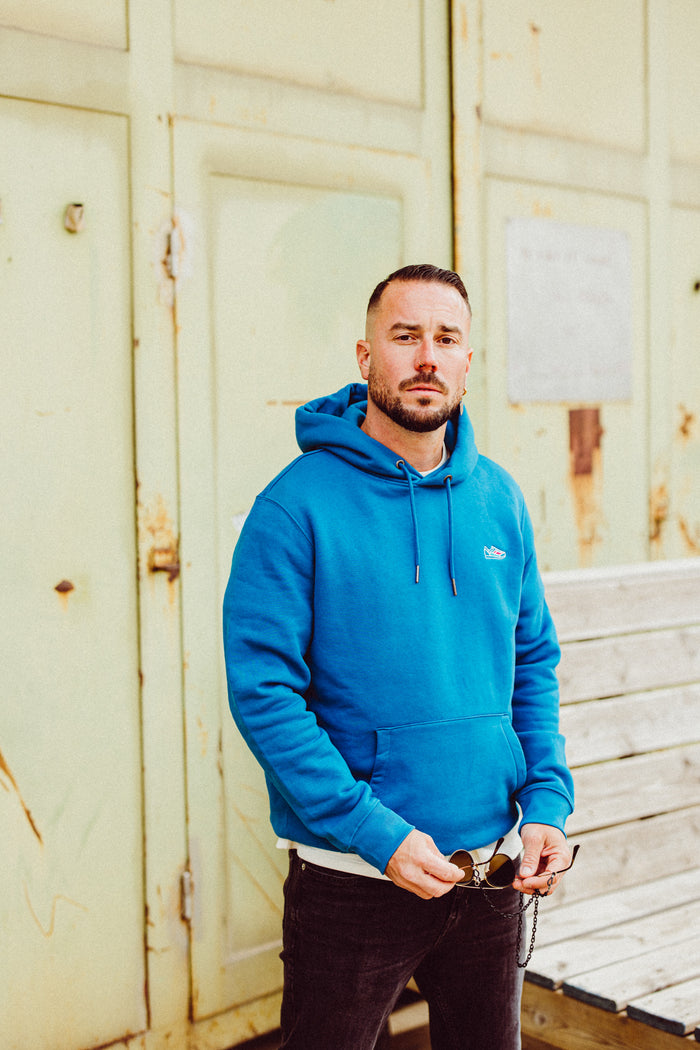 Kapuzensweatshirt Blue