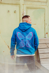 Kapuzensweatshirt Blue