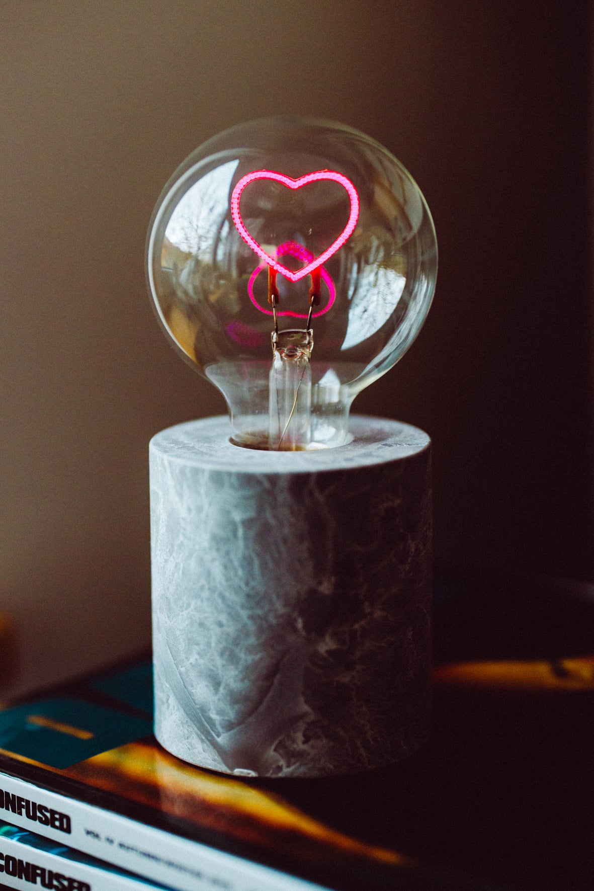 LED Tischlampe „Heart Glow“