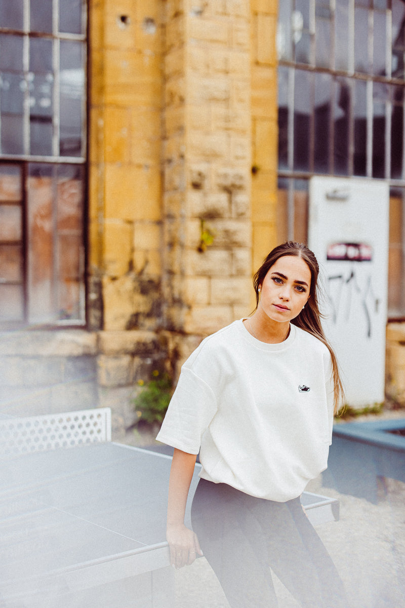 Basic White Heavy Oversized Tee