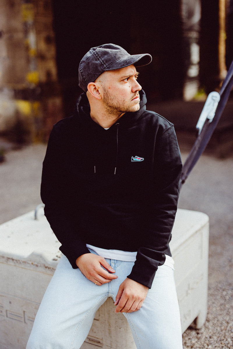 Kapuzensweatshirt Black