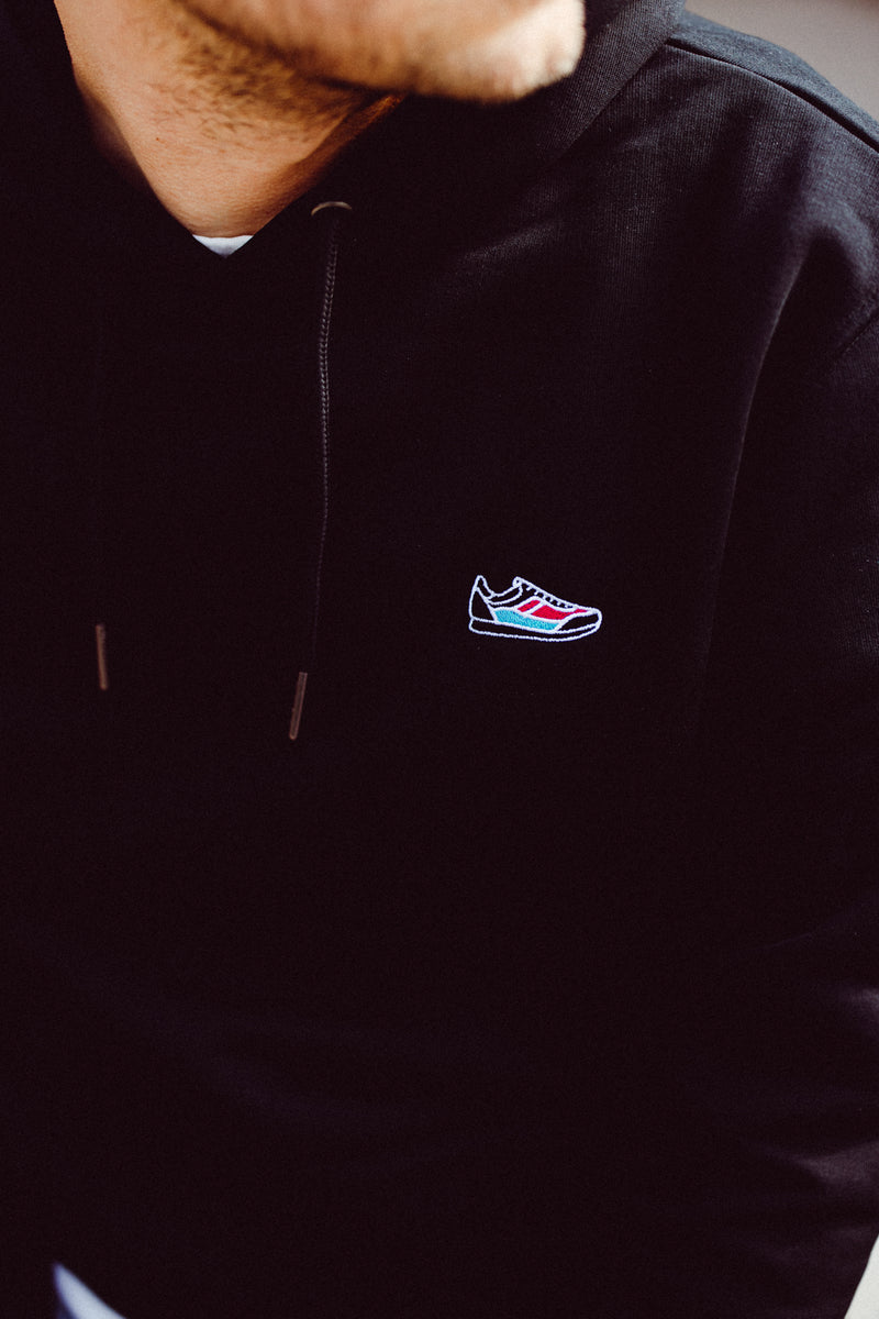 Kapuzensweatshirt Black