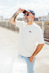Basic Logo Heavy Oversized Tee White
