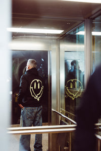 Kapuzensweatshirt Smiley Black