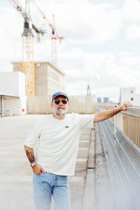 Basic Logo Heavy Oversized Tee White