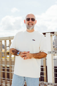 Basic Logo Heavy Oversized Tee White