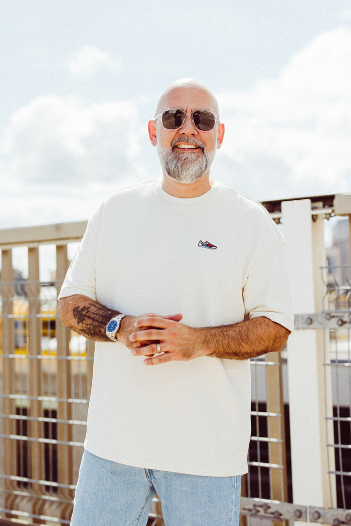 Basic Logo Heavy Oversized Tee White