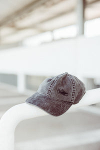 Ausgewaschene Cap in Grey