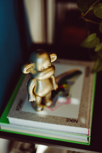 Ornament – Affenfigur - Gold