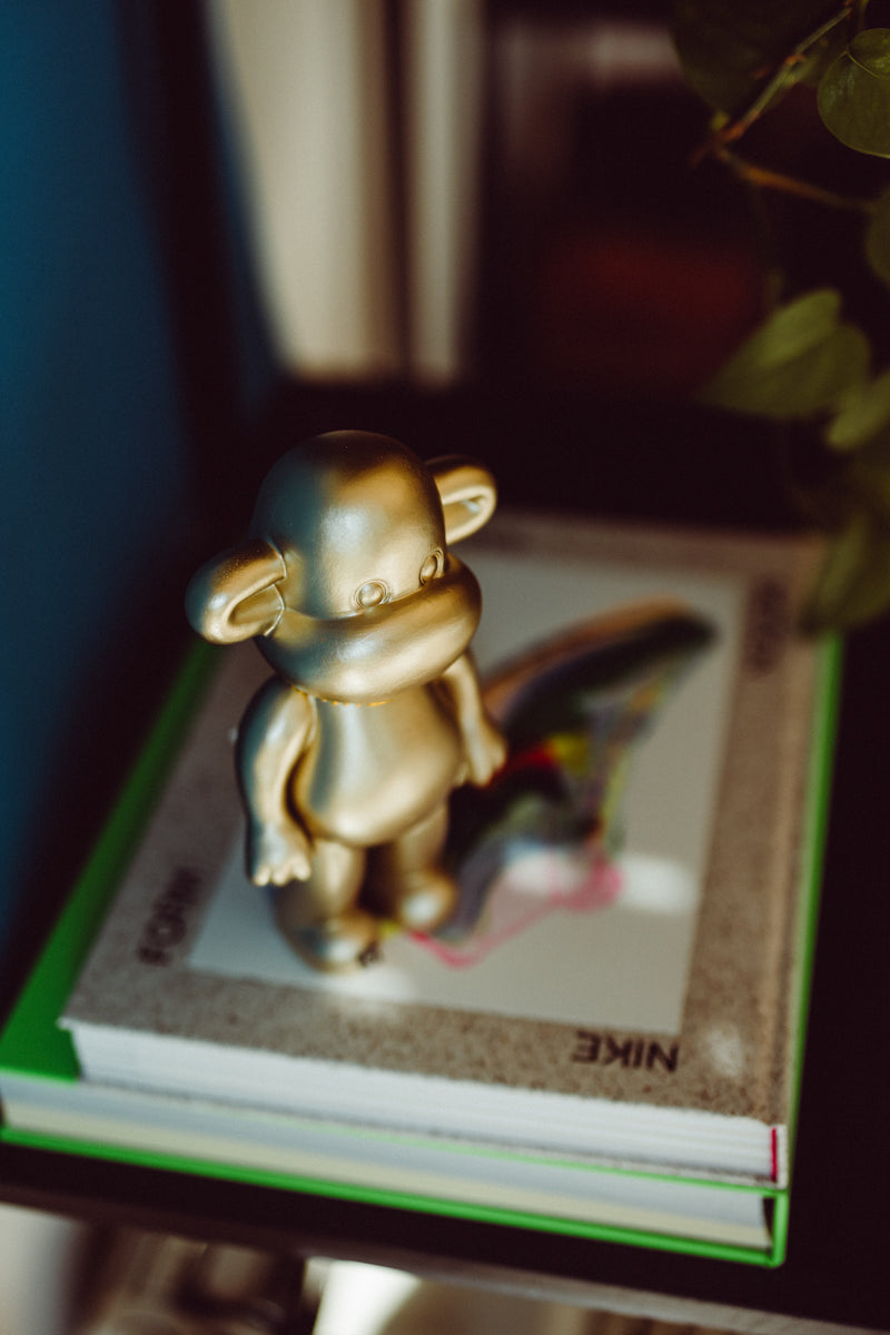 Ornament – Affenfigur - Gold