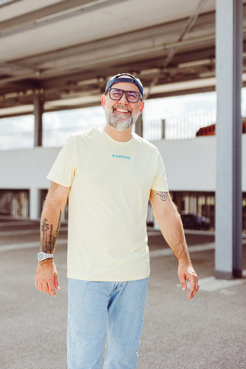 Butterfly Summer Tee in Lemon Man