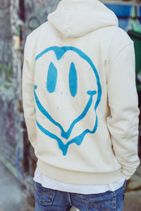 Kapuzensweatshirt Smiley Raw
