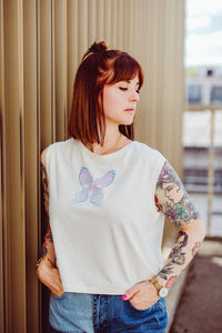 Butterfly Cropped Top