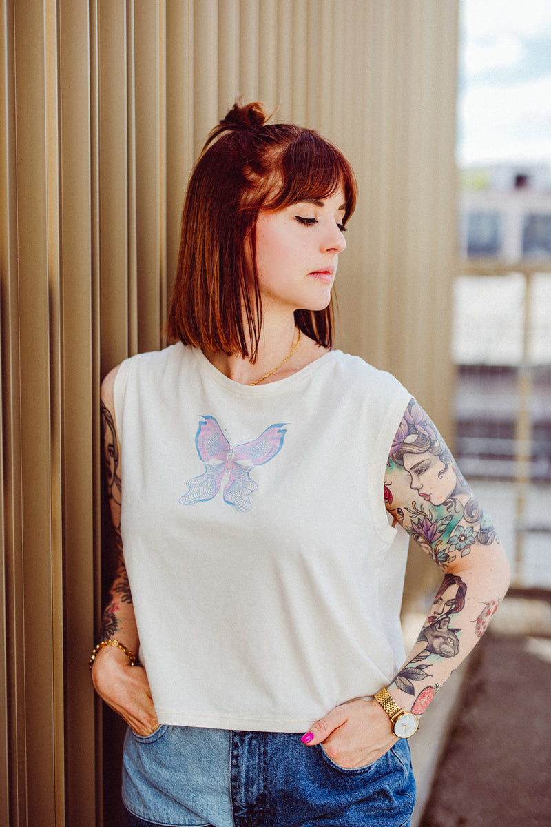 Butterfly Cropped Top