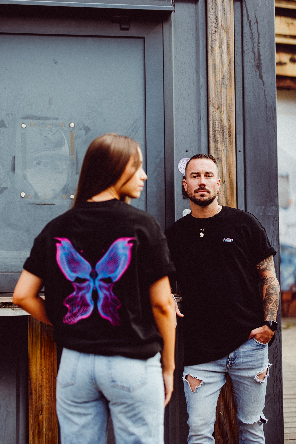 Heavy Oversized Butterfly Tee