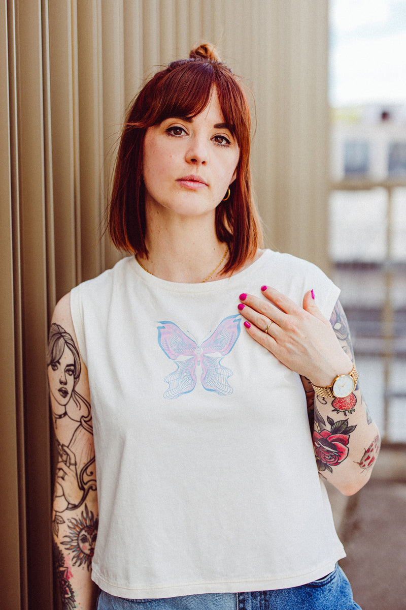 Butterfly Cropped Top