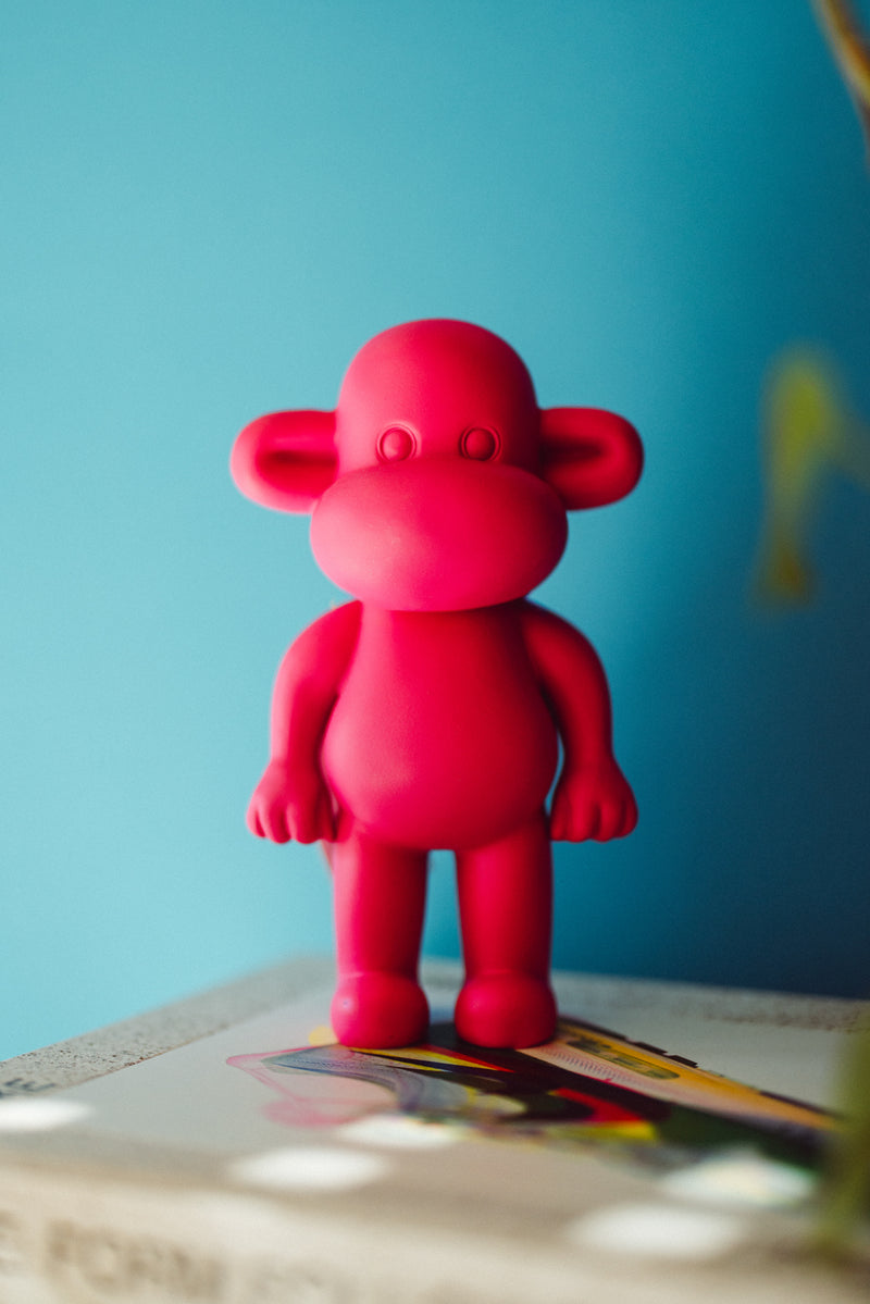 Ornament – Affenfigur - Pink