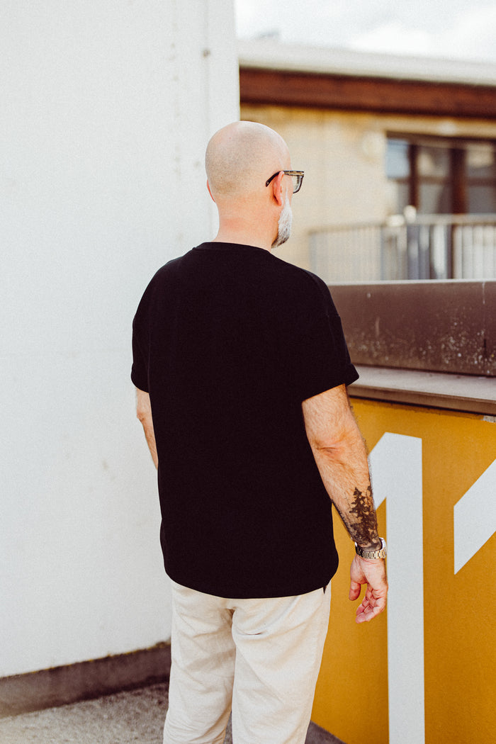 Black Heavy Oversized Tee