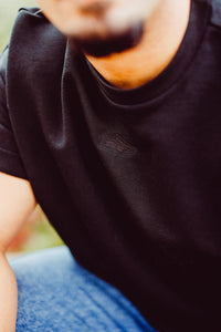 Black Heavy Oversize Tee