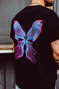 Heavy Oversized Butterfly Tee Backprint