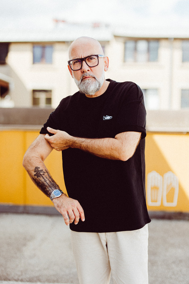 Black Heavy Oversized Tee