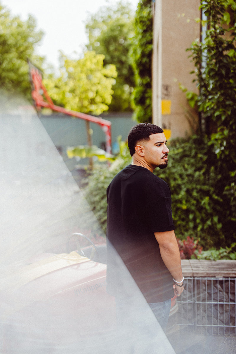 Black Heavy Oversize Tee
