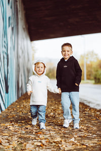 Kids Kapuzensweatshirt Smiley Black