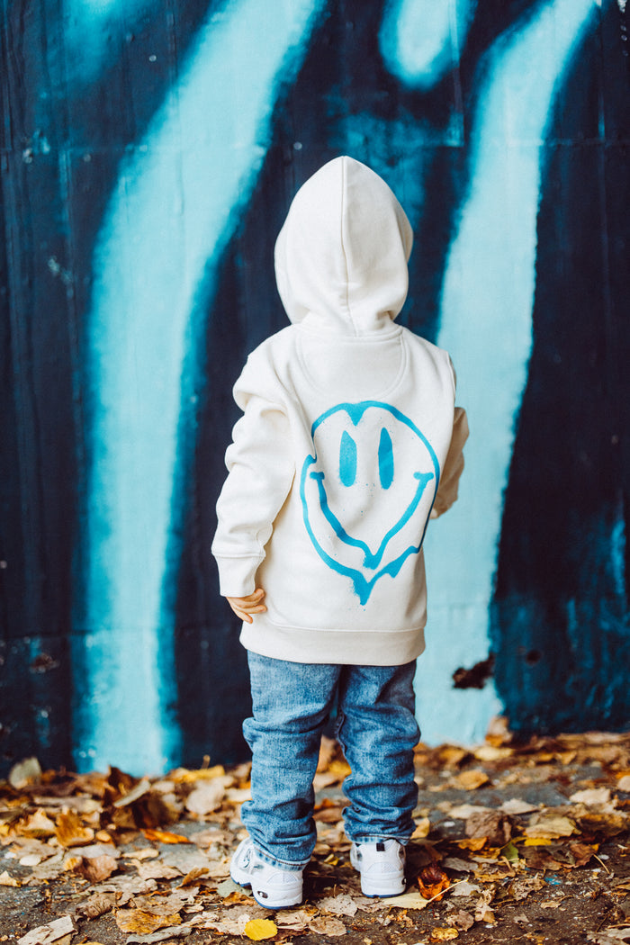 Kids Kapuzensweatshirt Smiley RAW