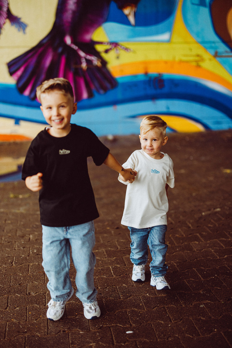 Kids Smiley Tee Black