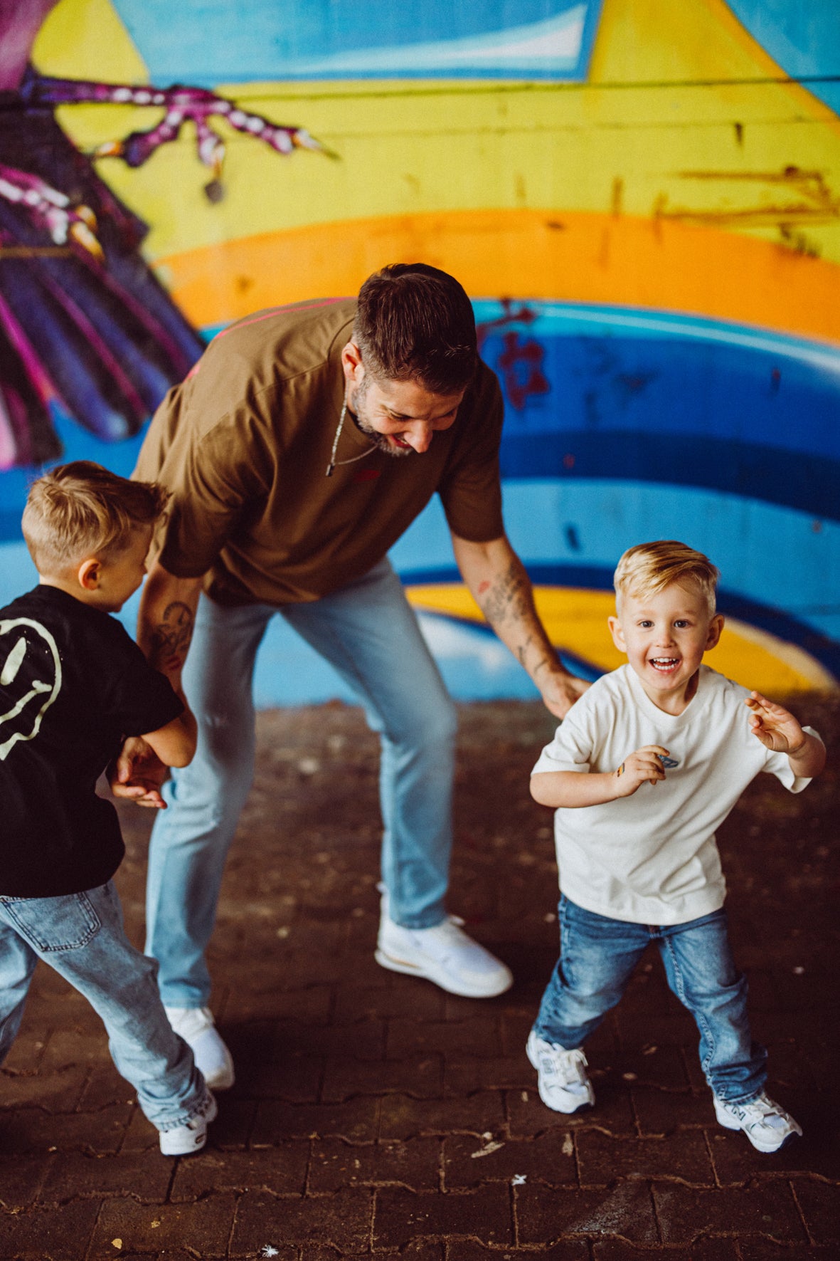 Kids Smiley Tee Black